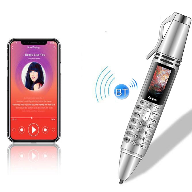 Stylo d'enregistrement multifonctionnel à réduction de bruit à distance avec écran couleur de 0,96 pouces, double SIM, double veille, prise en charge Bluetooth, GSM, lumière LED, écriture manuscrite