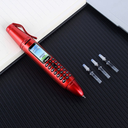 Stylo d'enregistrement multifonctionnel à réduction de bruit à distance avec écran couleur de 0,96 pouces, double SIM, double veille, prise en charge Bluetooth, GSM, lumière LED, écriture manuscrite