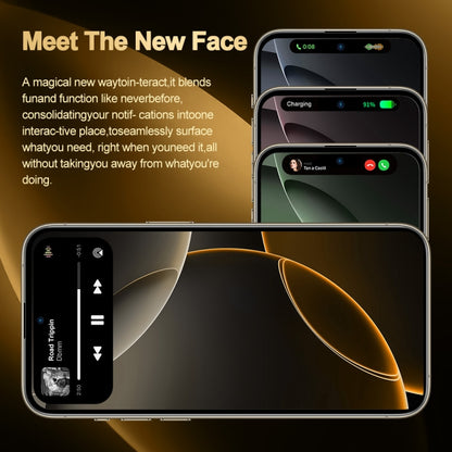 i16 Pro Max / Q5, 2 Go + 16 Go, écran 6,5 pouces, identification faciale, Android 8.1 MTK6580P Quad Core, réseau : 3G, double SIM, prise britannique, i16 Pro Max / Q5, UK Plug