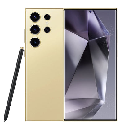 S24 Ultra / M106, 3 Go + 64 Go, identification par reconnaissance faciale, 6,75 pouces Android 8.1 MTK6753 Octa Core, réseau : 4G, double SIM