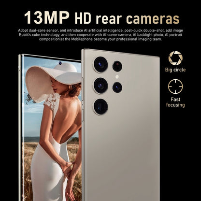 S24 Ultra / M106, 3 Go + 64 Go, identification par reconnaissance faciale, 6,75 pouces Android 8.1 MTK6753 Octa Core, réseau : 4G, double SIM