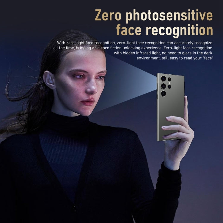 S24 Ultra / M106, 3 Go + 64 Go, identification par reconnaissance faciale, 6,75 pouces Android 8.1 MTK6753 Octa Core, réseau : 4G, double SIM