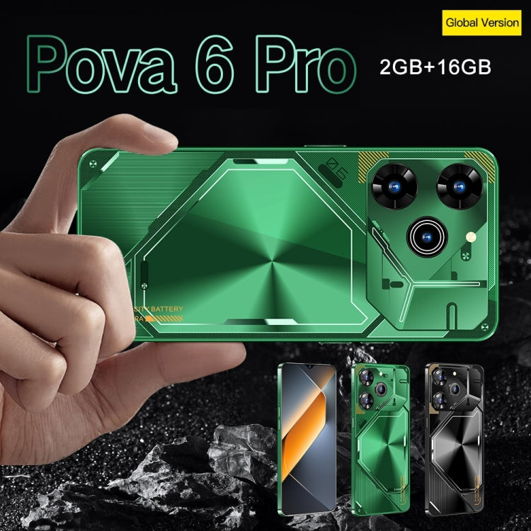 Pova 6 Pro / SDT39, 2 Go + 16 Go, identification faciale, écran 6,28 pouces Android 6.0 SC7731 Quad Core, réseau : 3G, double SIM