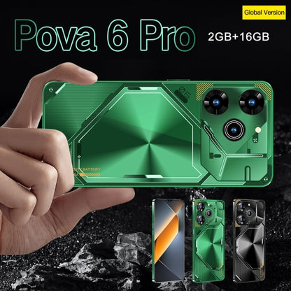 Pova 6 Pro / SDT39, 2 Go + 16 Go, identification faciale, écran 6,28 pouces Android 6.0 SC7731 Quad Core, réseau : 3G, double SIM