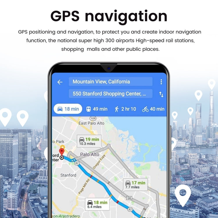 Identification faciale, Android 5.1 MTK6580 Quad Core, Réseau : 3G, P45 Pro+
