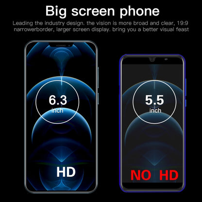Identification faciale, Android 6.0 Spreadtrum 7731 Quad Core, Réseau : 3G, 1GB+16GB, 6.3 inch