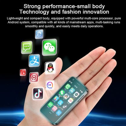 Reconnaissance faciale, 3,0 pouces Android 9.0 MTK6737M Quad Core jusqu'à 1,1 GHz, Bluetooth, WiFi, FM, Réseau : 4G, Double SIM, 2GB+16GB