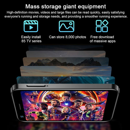 Reconnaissance faciale, 3,0 pouces Android 9.0 MTK6737M Quad Core jusqu'à 1,1 GHz, Bluetooth, WiFi, FM, Réseau : 4G, Double SIM, 2GB+16GB