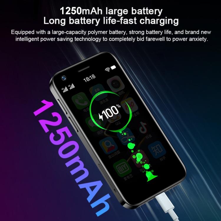 Reconnaissance faciale, 3,0 pouces Android 9.0 MTK6737M Quad Core jusqu'à 1,1 GHz, Bluetooth, WiFi, FM, Réseau : 4G, Double SIM, 3GB+32GB