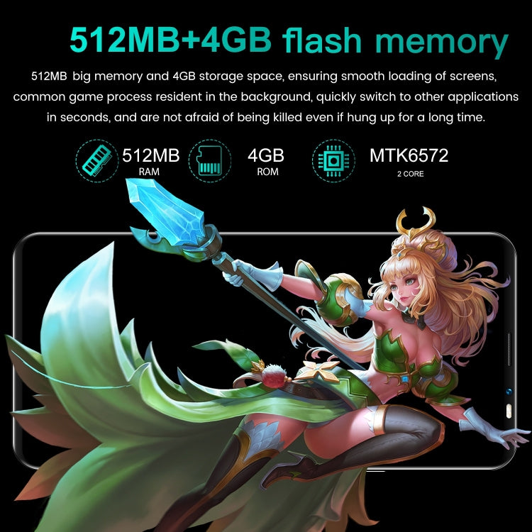 Identification faciale, Android 4.4.2 MTK6572 Dual Core, Réseau : 3G