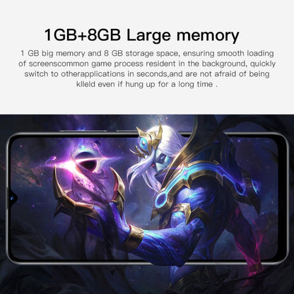 Identification faciale, Android 6.0 MTK6582 Quad Core, Réseau : 3G, 1GB+8GB