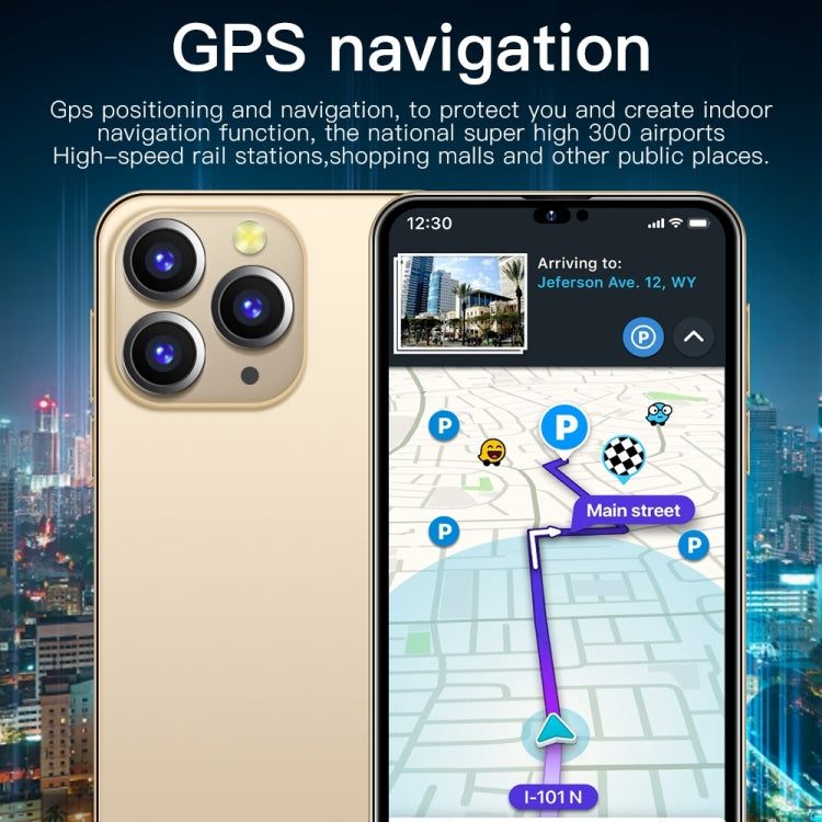 Identification faciale, Android 10 MTK6737 Quad Core, Réseau : 4G, i14 Pro Max N86 2GB+16GB