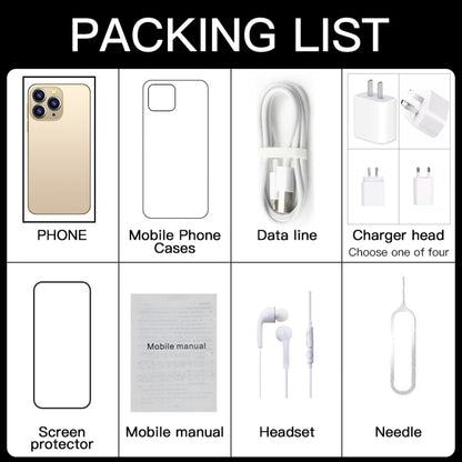 Identification faciale, Android 10 MTK6737 Quad Core, Réseau : 4G, i14 Pro Max N86 2GB+16GB