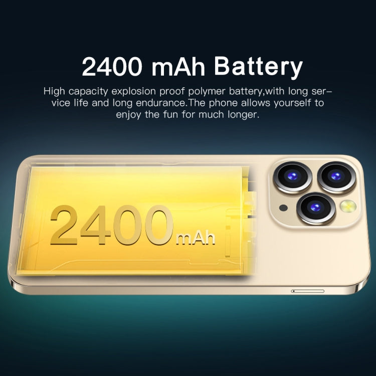 Identification faciale, Android 10 MTK6737 Quad Core, Réseau : 4G, i14 Pro Max N86 2GB+16GB