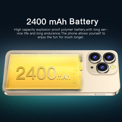 Identification faciale, Android 10 MTK6737 Quad Core, Réseau : 4G, i14 Pro Max N86 2GB+16GB