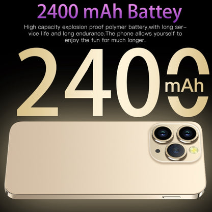 Identification faciale, Android 6.0 Spreadtrum 7731G Quad Core, réseau : 3G, double SIM, avec carte TF de 64 Go, i14 Pro Max N85+ 2GB+16GB