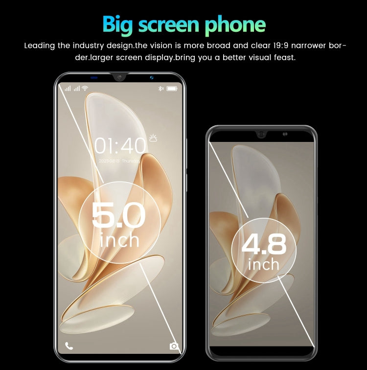 Identification faciale, Android 8.1 MTK6580M Quad Core, Réseau : 3G, Double SIM