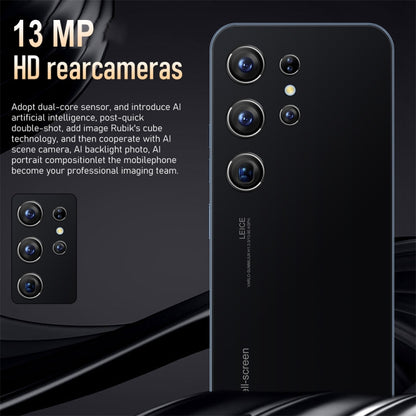 Identification faciale, Android 9.1 MTK6580A Quad Core, Réseau : 3G, Double SIM, S23 Ultra 5G / X21