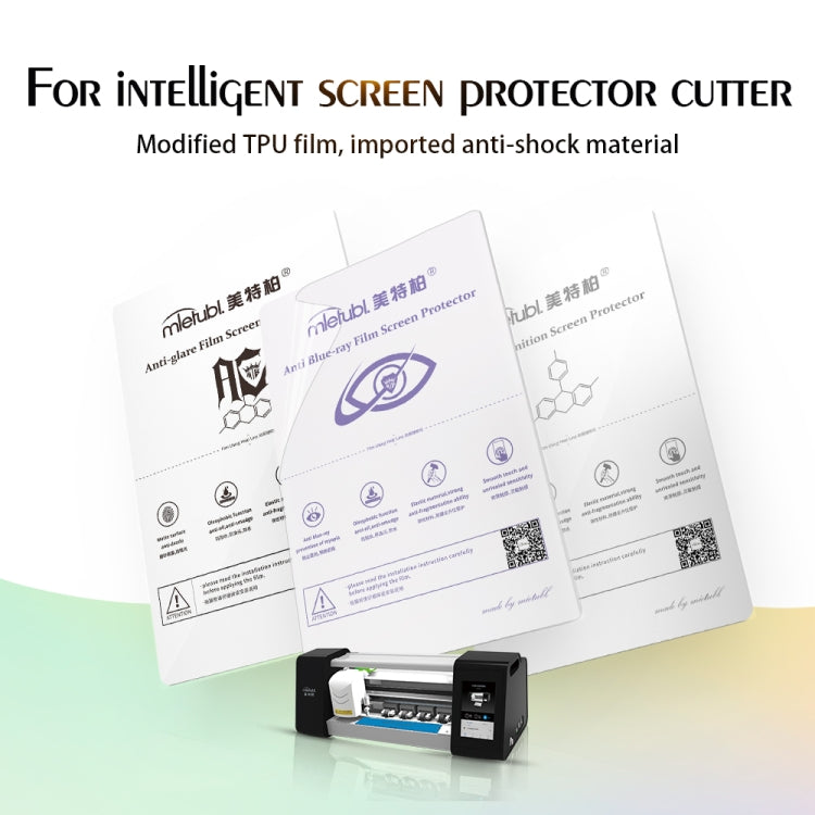 Fournitures de Film Hydrogel souple TPU Anti-rayons bleus pour téléphone, 50 pièces 12x18cm, pour coupe de protection intelligente
