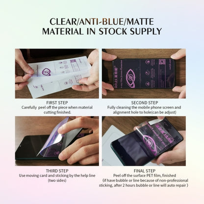 Fournitures de Film Hydrogel souple TPU pour téléphone, 50 pièces, 12x18cm, pour confidentialité, coupe-protecteur Intelligent, 12 x 18cm Fosted Privacy Film