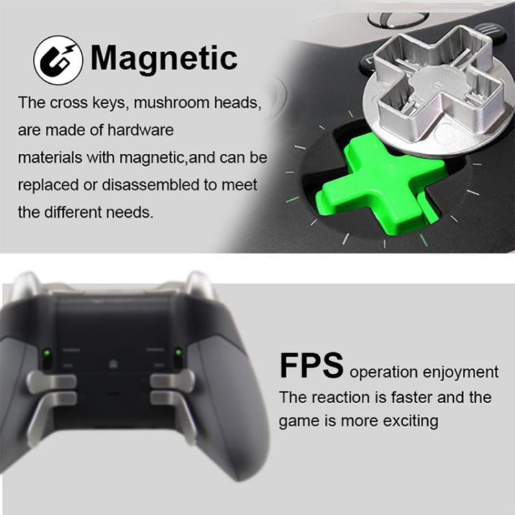 Accessoires de remplacement de clé de poignée de contrôleur de jeu de 18 pièces pour Xbox One ELITE