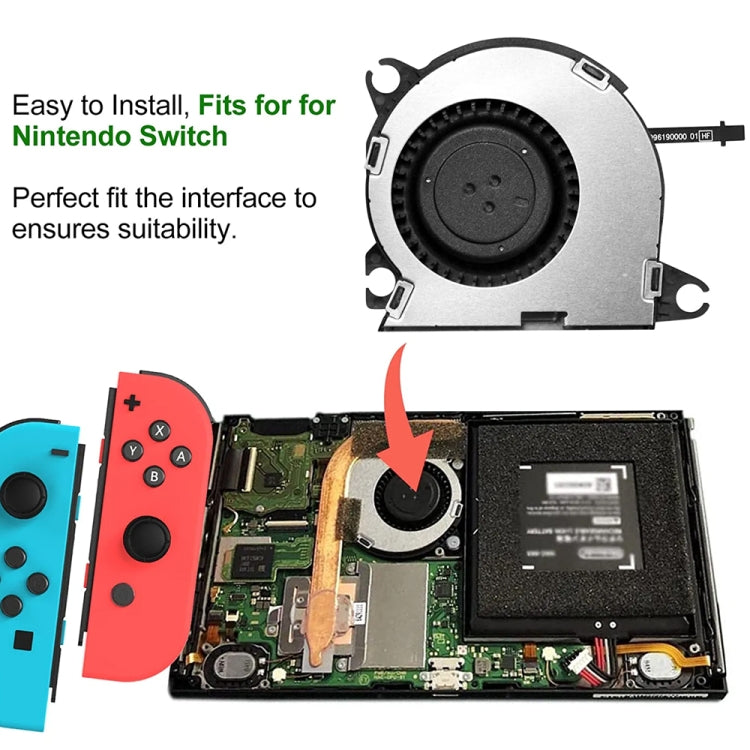 Ventilateur de refroidissement interne d'origine pour Nintendo Switch