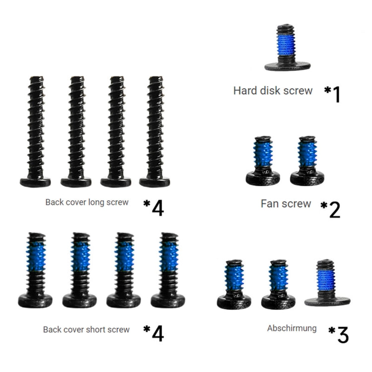 Bouclier Steam Deck 14 en 1 + capot arrière + ventilateur + jeu de vis pour disque dur