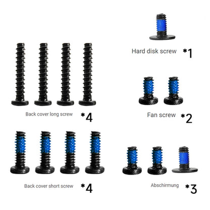 Bouclier Steam Deck 14 en 1 + capot arrière + ventilateur + jeu de vis pour disque dur