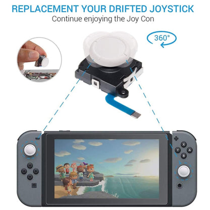 Console de jeu 3D gauche droite interopérabilité, Joystick de télédétection pour Nintendo Switch / Switch Lite