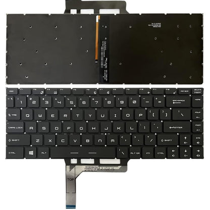 Clavier d'ordinateur portable Version américaine avec rétro-éclairage pour MSI GS65 / GS65VR / MS-16Q2 / Stealth 8SE /8SF / 8SG /Thin 8RE / Thin 8RF