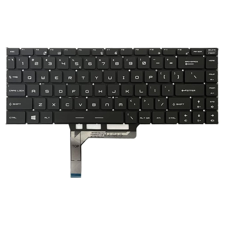 Clavier d'ordinateur portable Version américaine avec rétro-éclairage pour MSI GS65 / GS65VR / MS-16Q2 / Stealth 8SE /8SF / 8SG /Thin 8RE / Thin 8RF