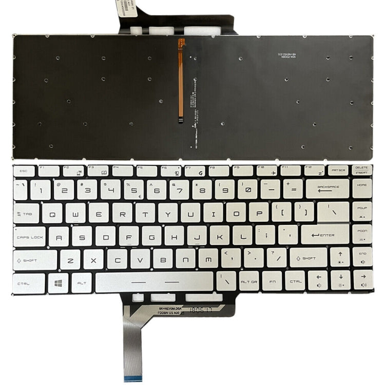 Clavier d'ordinateur portable Version américaine avec rétro-éclairage pour MSI GS65 / GS65VR / MS-16Q2 / Stealth 8SE /8SF / 8SG /Thin 8RE / Thin 8RF