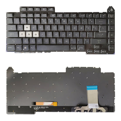Clavier d'ordinateur portable rétro-éclairé Version américaine G513, pour Asus ROG Strix G15 G513Q G513QM G513QY GL543 0KBR0-4810US00 4812US00 4814US00