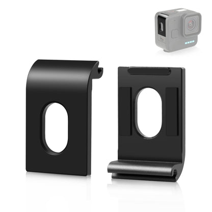 Couvercle d'interface latéral de batterie en métal noir Mini PULUZ pour GoPro Hero11