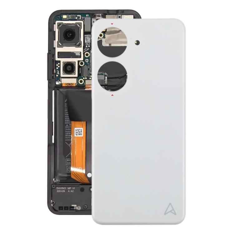 For Asus Zenfone 10 AI2302 Leather Material Battery Back Cover