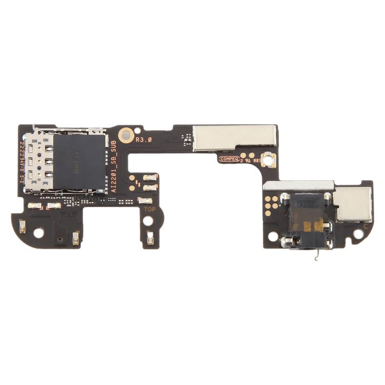 For Asus ROG Phone 6 / 6 Pro Qualcomm Version SIM Card Reader Board with Audio Jack