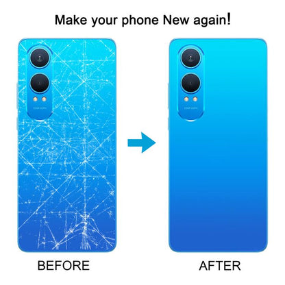 For OnePlus Nord CE4 Lite Plastic Back Cover with Camera Lens Cover