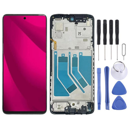 Écran LCD d'origine avec cadre pour T-Mobile Revvl 7 Pro, For T-mobile Revvl 7 Pro(Original with Frame)