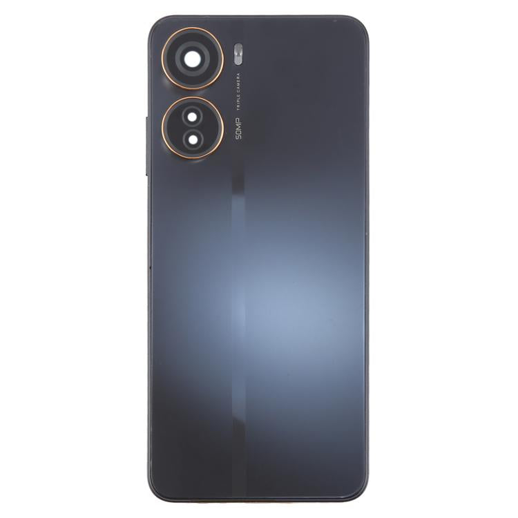 For ZTE Axon 40 Lite Plastic Battery Back Cover with Middle Frame / Camera Lens Cover