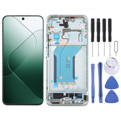 Écran LCD AMOLED d'origine Xiaomi 14, numériseur et cadre inclus., For Xiaomi 14(Original Disassembled)