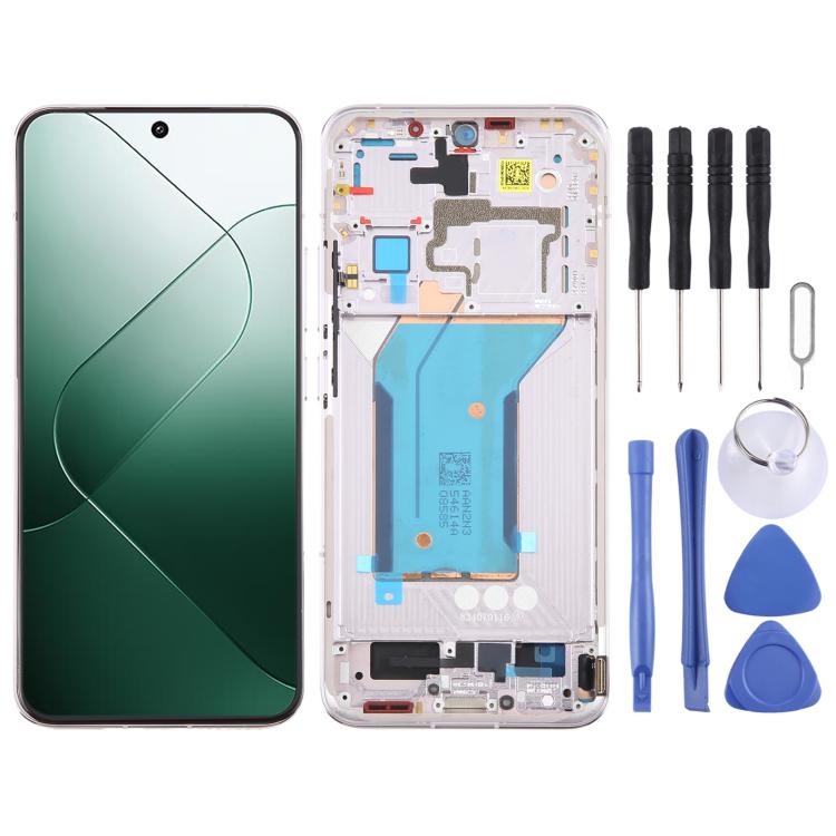 Écran LCD AMOLED d'origine Xiaomi 14, numériseur et cadre inclus., For Xiaomi 14(Original Disassembled)