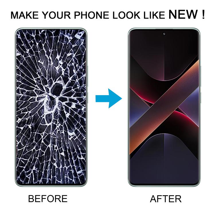 For Xiaomi Poco X7 5G AMOLED Original LCD Screen Digitizer Full Assembly with Frame