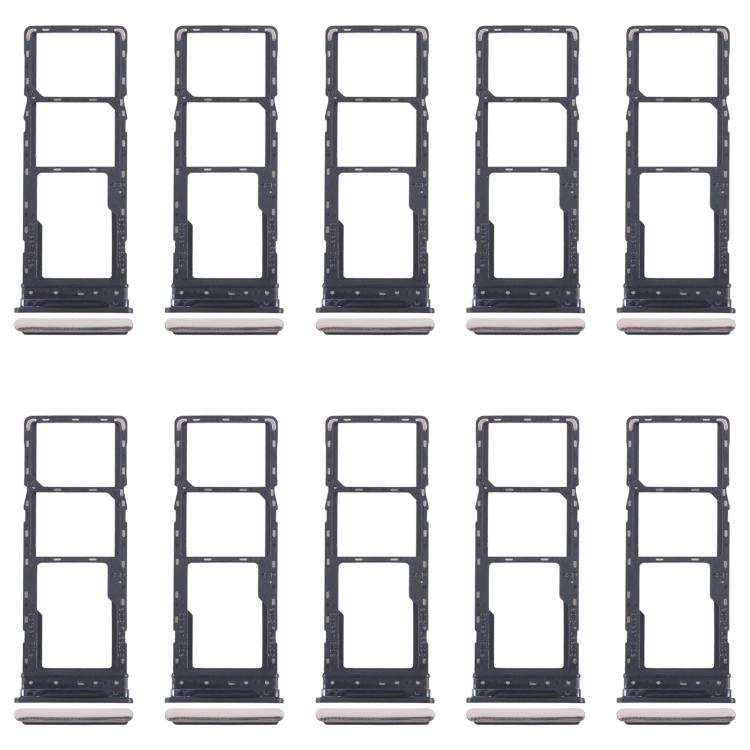 For Tecno Spark 20 Pro 4G 10pcs Original SIM Card Tray + SIM Card Tray + Micro SD Card Tray