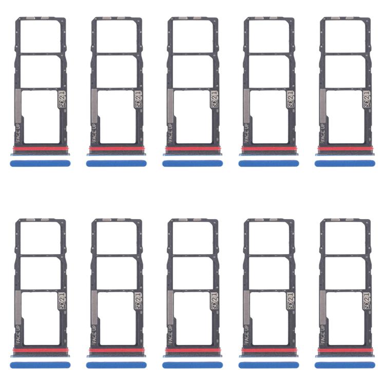For Motorola Moto G04 10pcs Original SIM Card Tray + SIM Card Tray + Micro SD Card Tray