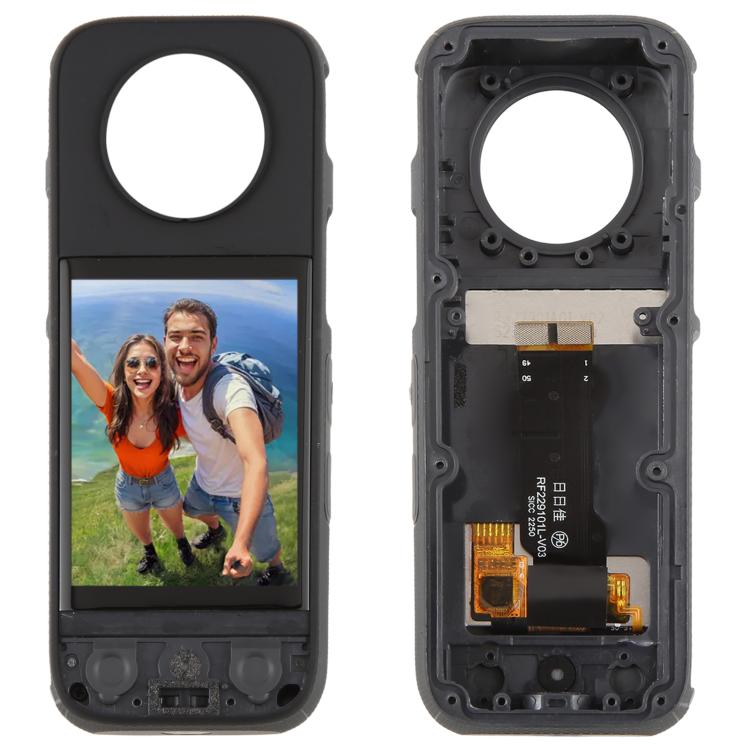 For Insta360 X3 Original Disassembled LCD Screen Digitizer Full Assembly with Frame