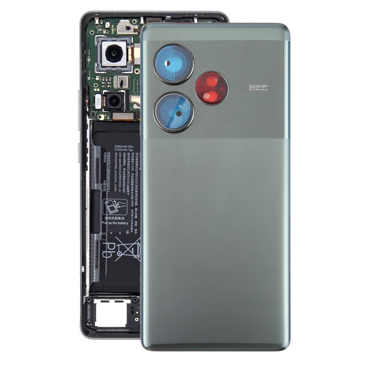 Coque arrière d'origine pour Realme GT 6T avec cache-objectif pour appareil photo, For Realme GT 6T(Original)