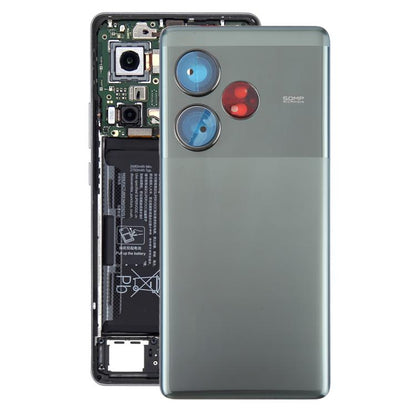 Coque arrière d'origine pour Realme GT 6T avec cache-objectif pour appareil photo, For Realme GT 6T(Original)