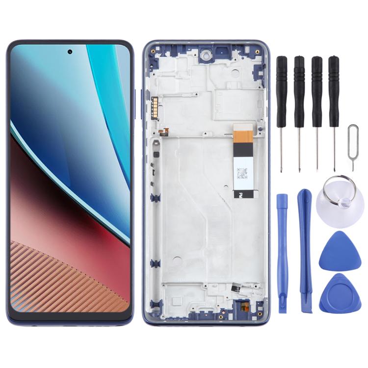 For Motorola Moto G Stylus 2022 4G OEM LCD Screen Digitizer Full Assembly with Frame