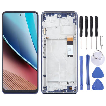 For Motorola Moto G Stylus 2022 4G OEM LCD Screen Digitizer Full Assembly with Frame