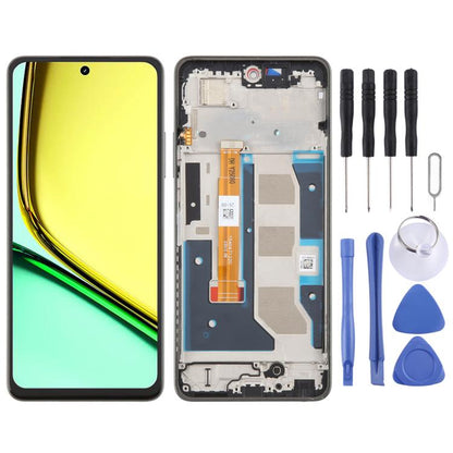 Écran LCD OEM complet avec cadre pour Realme C67 4G RMX3890, For Realme C67 4G(Dark Green), For Realme C67 4G